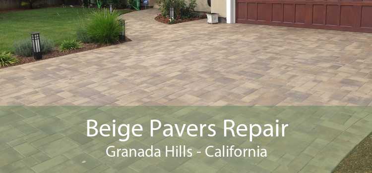 Beige Pavers Repair Granada Hills - California