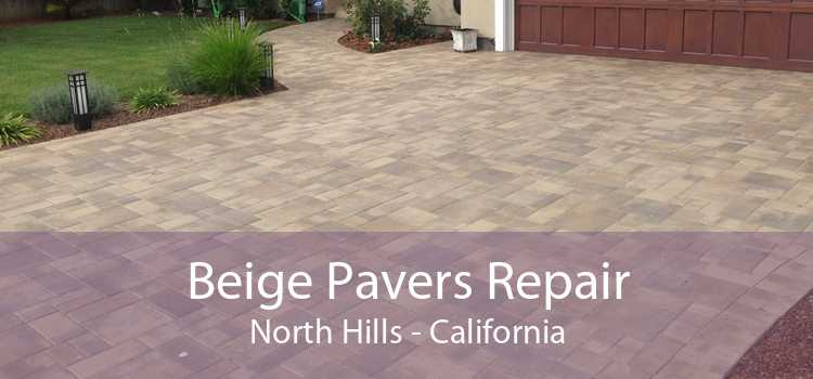 Beige Pavers Repair North Hills - California