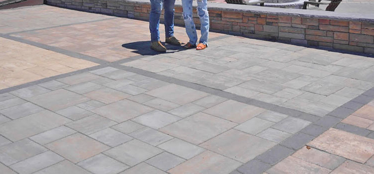 beige patio pavers repair in La Quinta